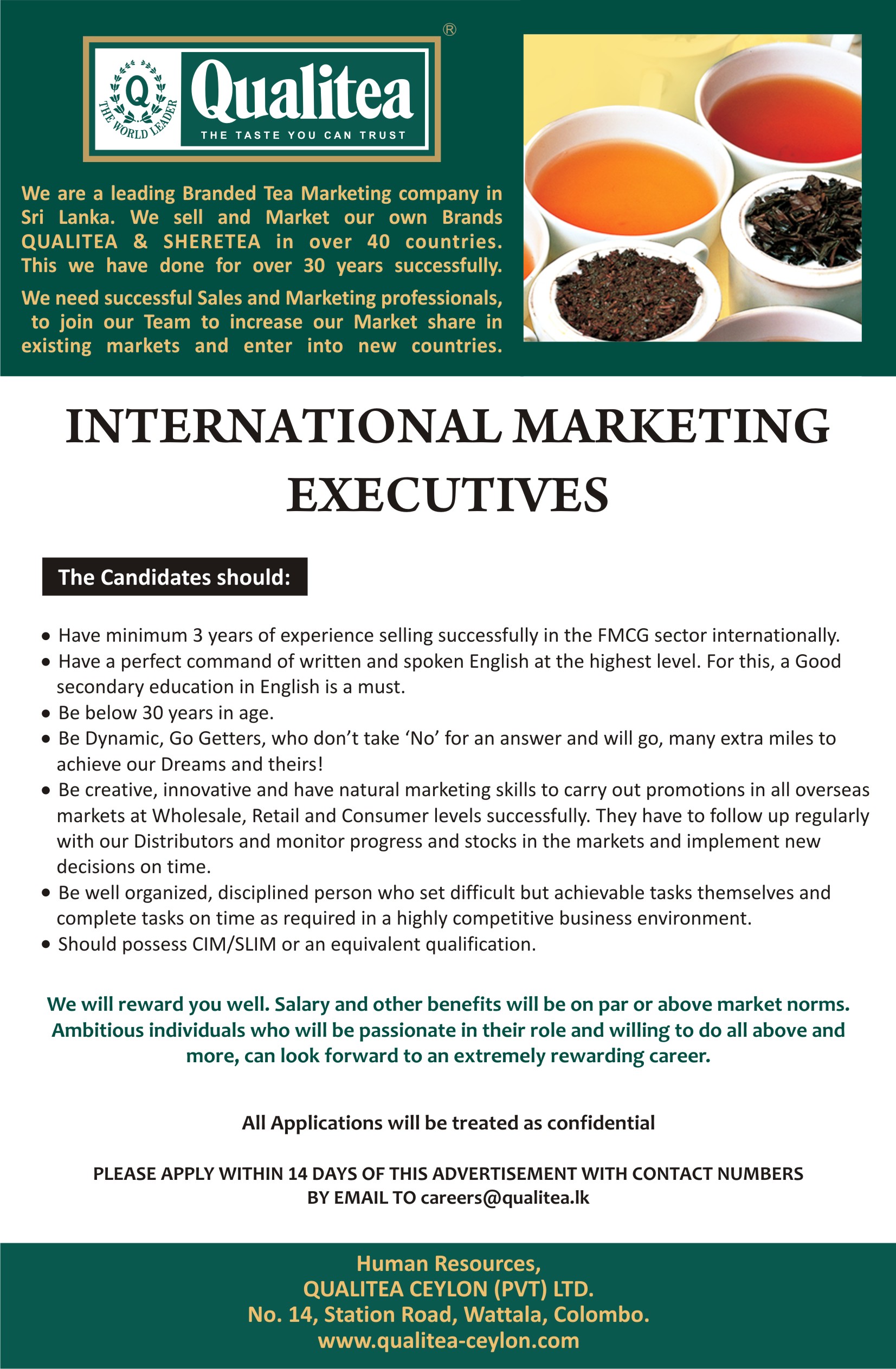 International Marketing Executive