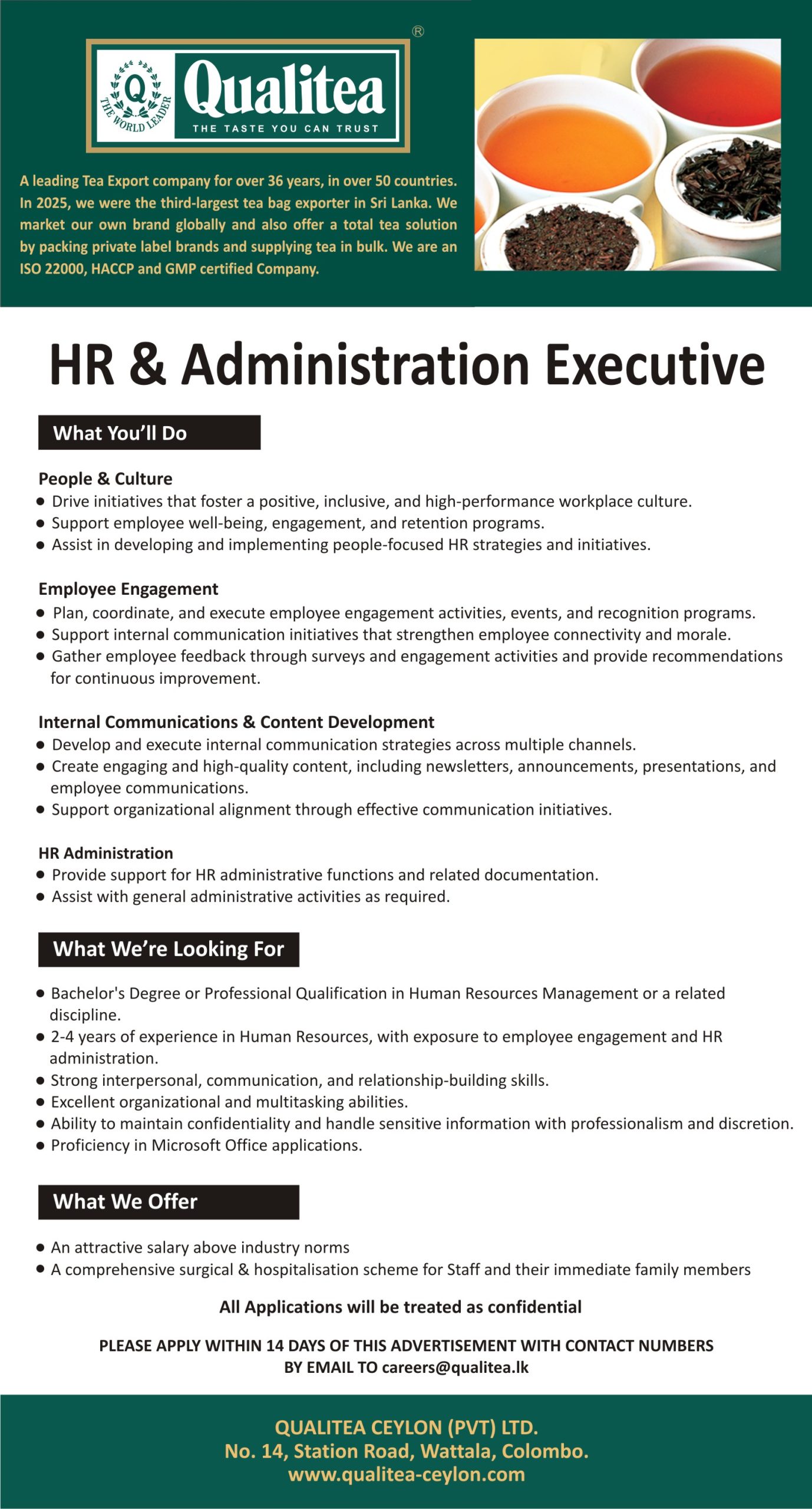 HR & Administration Executive